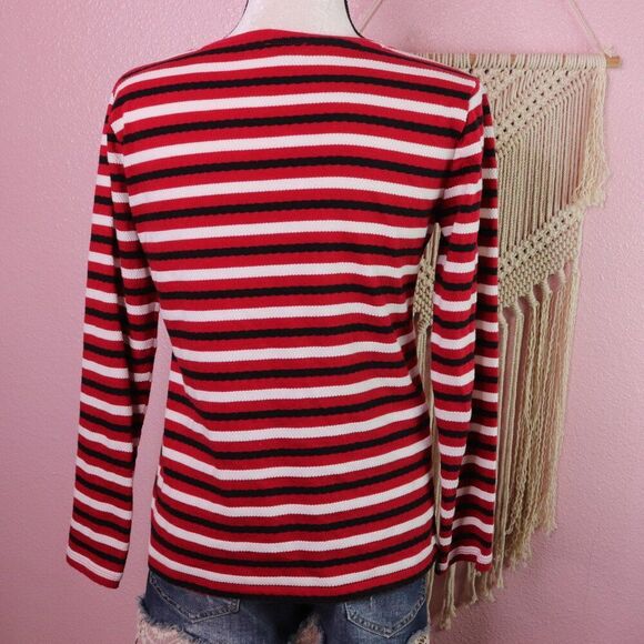 Talbots | Long Sleeve Cotton Top Small - Picture 4 of 7